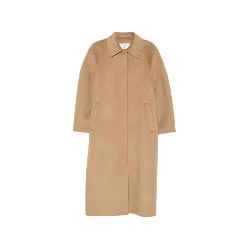 Rohe Brown Coats - Single Breasted Coats Women